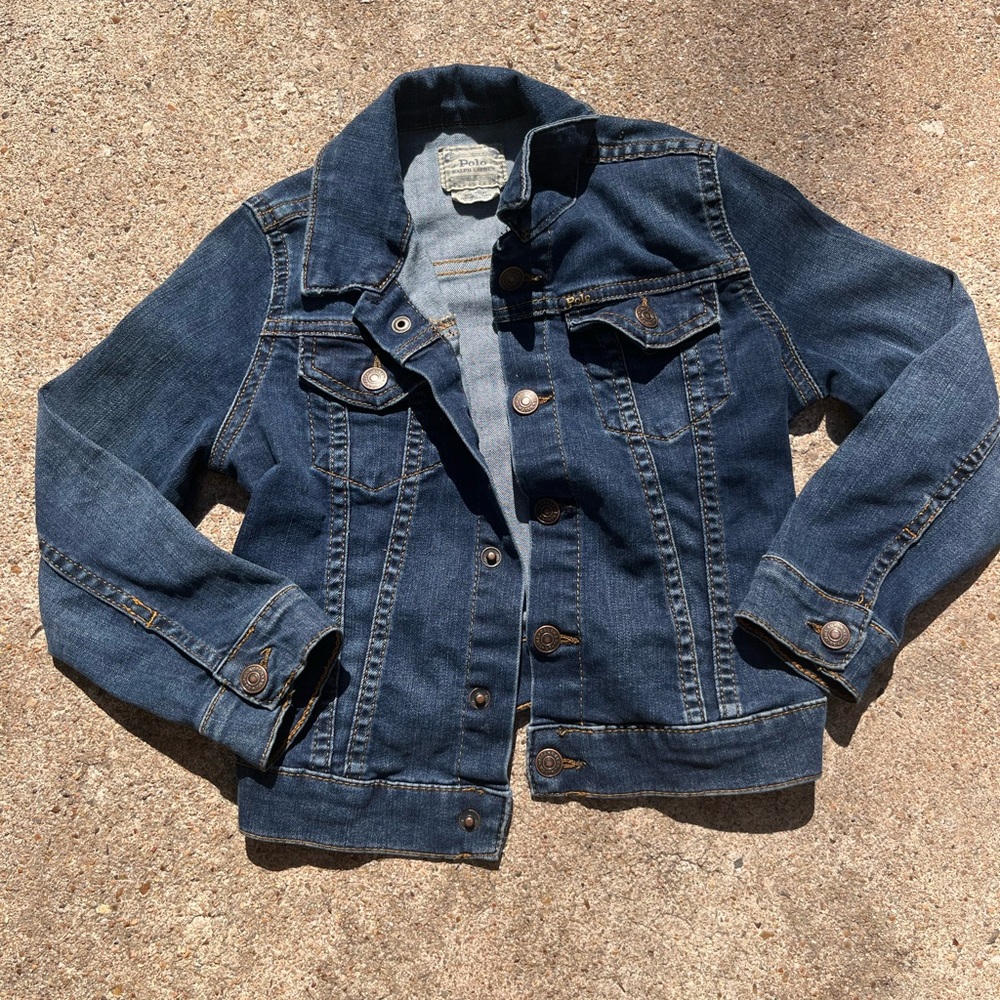 Ralph Lauren Dark Blue Kids Jean Jacket